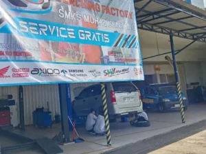 SMK Muda Genteng Buka Servis Mobil Gratis