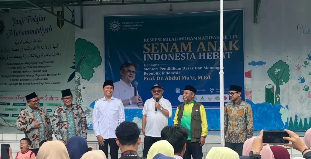 Empat Pesan Abdul Mu’ti untuk Siswa SD Islam Kreatif Muhammadiyah Cianjur