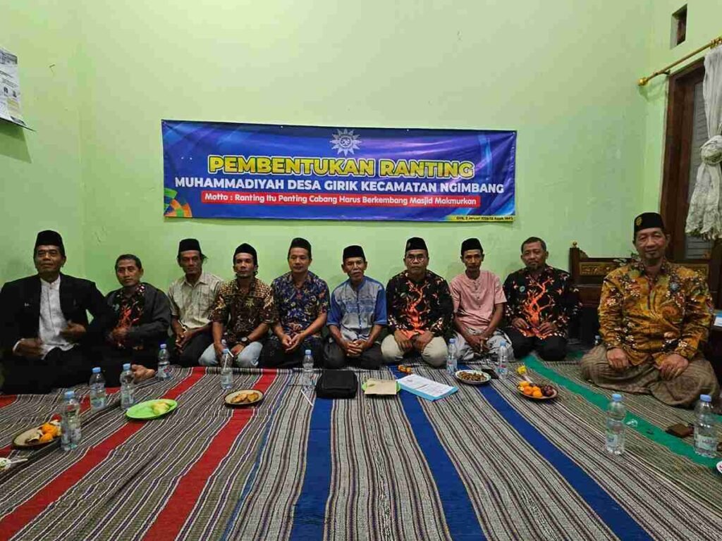 Ranting Muhammadiyah Girik Berdiri, Menambah Deretan Ranting ke-12 di PCM Ngimbang Lamongan