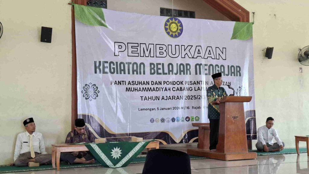 Pembukaan KBM Al-Mizan, Ketua PCM Lamongan Tekankan Peran Guru sebagai Pendakwah