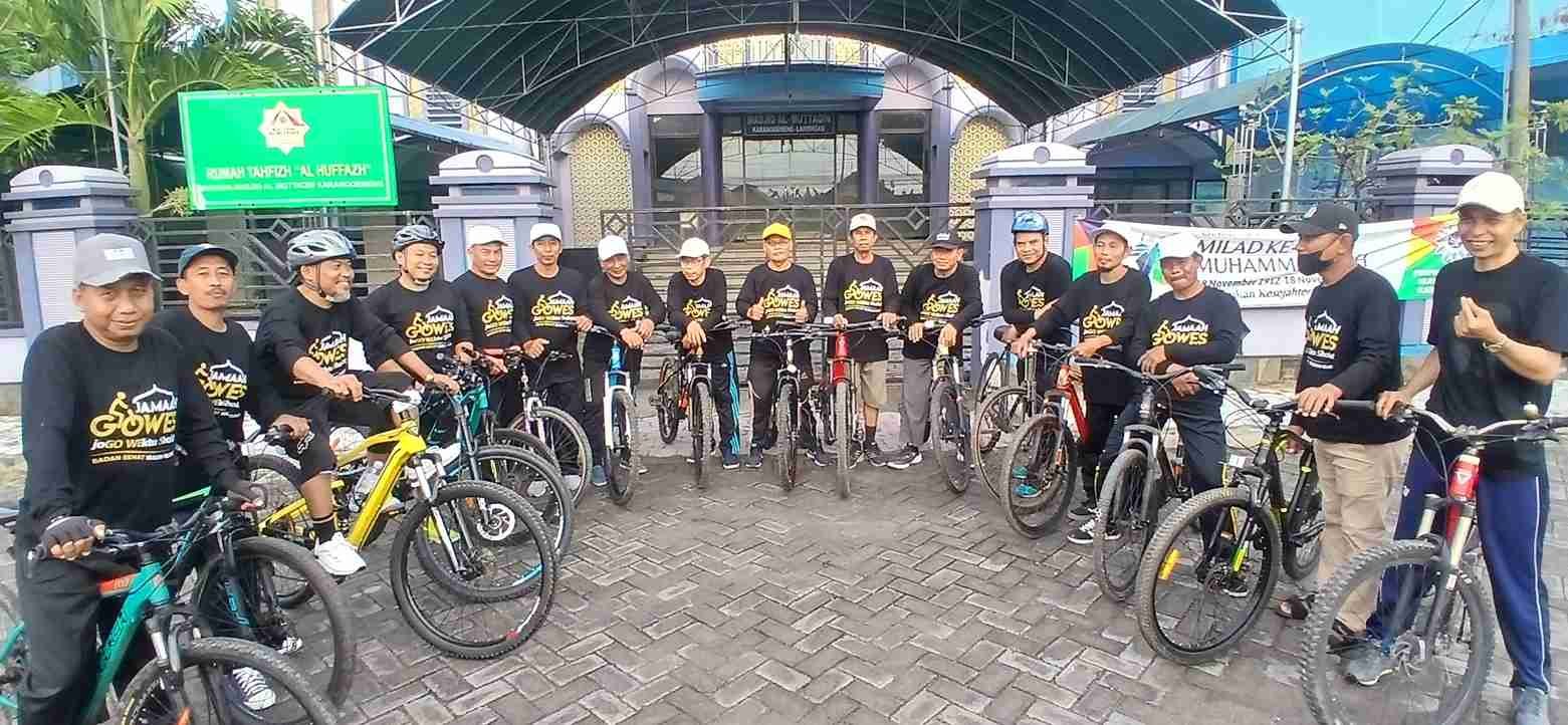 Jamaah Gowes Muhammadiyah Takerharjo Kunjungi Rumah Tahfizh Karanggeneng
