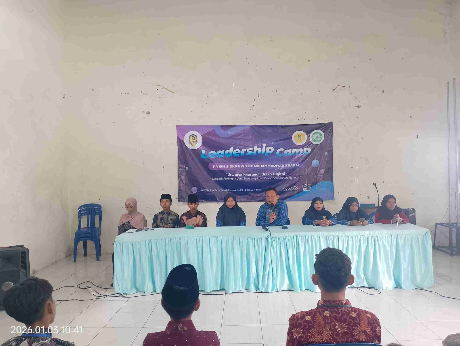 Leadership Camp SMP Muhammadiyah 1 Babat: Tantangan dan Amanah Seorang Pemimpin