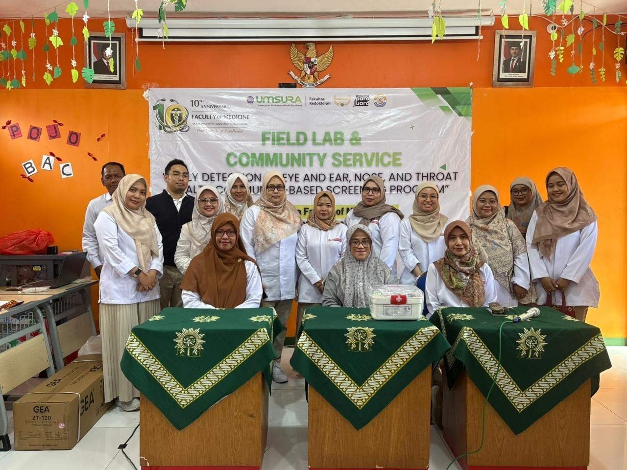 FK UMSURA Lakukan Skrining Kesehatan bagi 367 Siswa SMP dan SMA Muhammadiyah di Surabaya