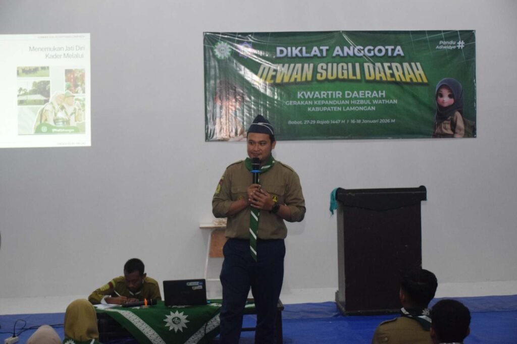 Diklat Dewan Sugli Daerah Lamongan, Perkuat Karakter Kader Hizbul Wathan