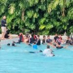 Siswa Kelas VI SD Almadany Jalani Asesmen Praktik Renang di Kolam Tirta Gresik
