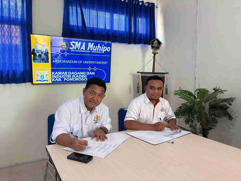 Sekolahnya Calon Bos, SMA Muhipo Resmi Bentuk Kelas Entrepreneurship Berkolaborasi dengan KADIN Ponorogo