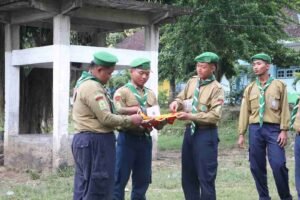 Materi Upacara sebagai Alat Pendidikan Warnai Hari Pertama LKP Penghela Outdoor