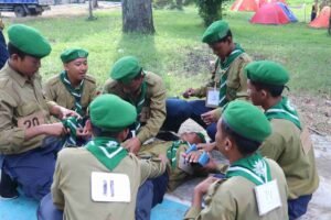 LKP Outdoor Bekali Kader HW Al Mizan dengan Materi P2HW