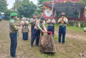 Ayunan Kapak Ketua PDM Gresik Resmi Buka Kemahiran HW, Diikuti 1.200 Pandu