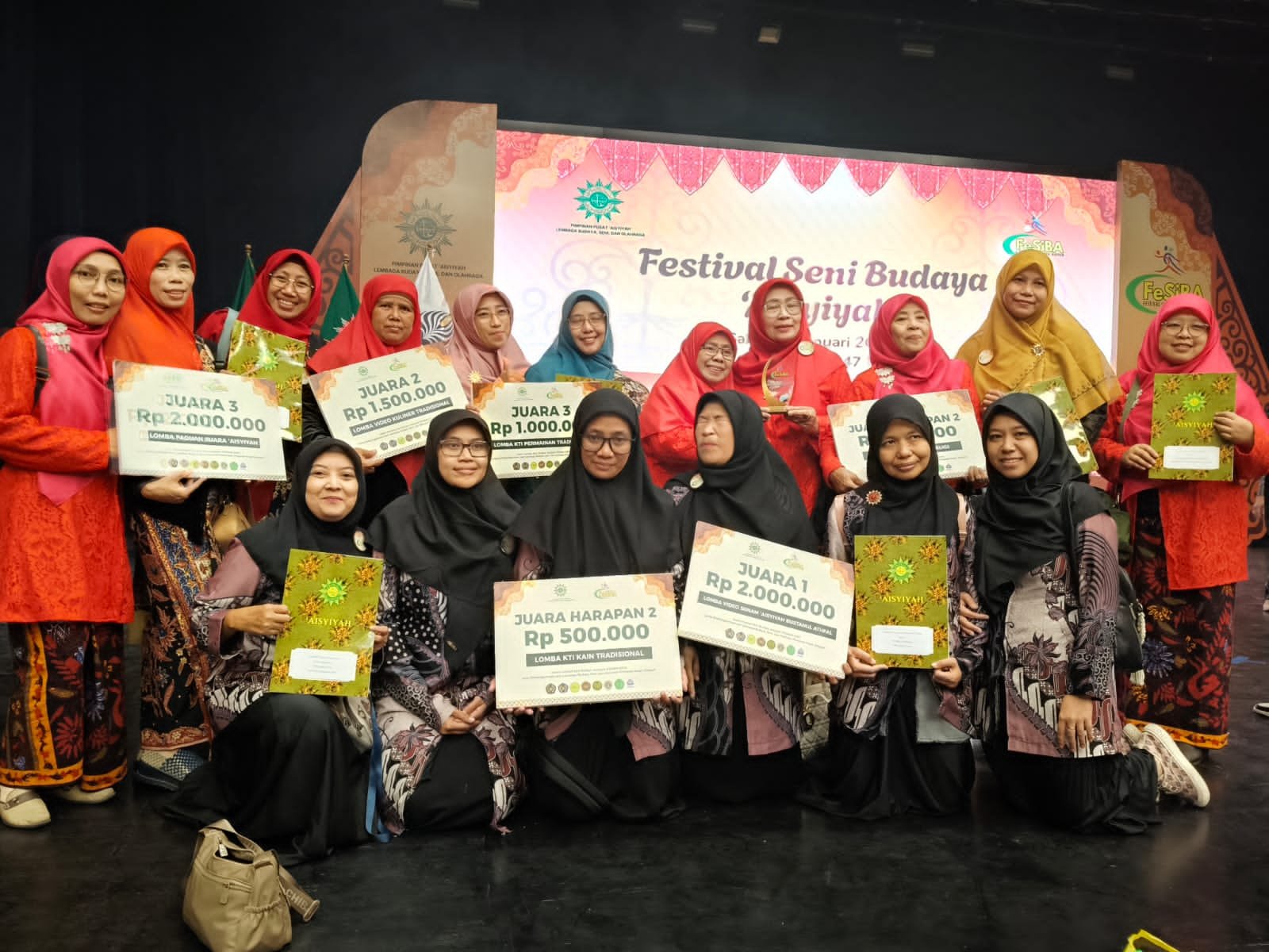 LBSO PWA Jawa Timur Sabet 7 Prestasi Nasional di Festival Seni Budaya ‘Aisyiyah