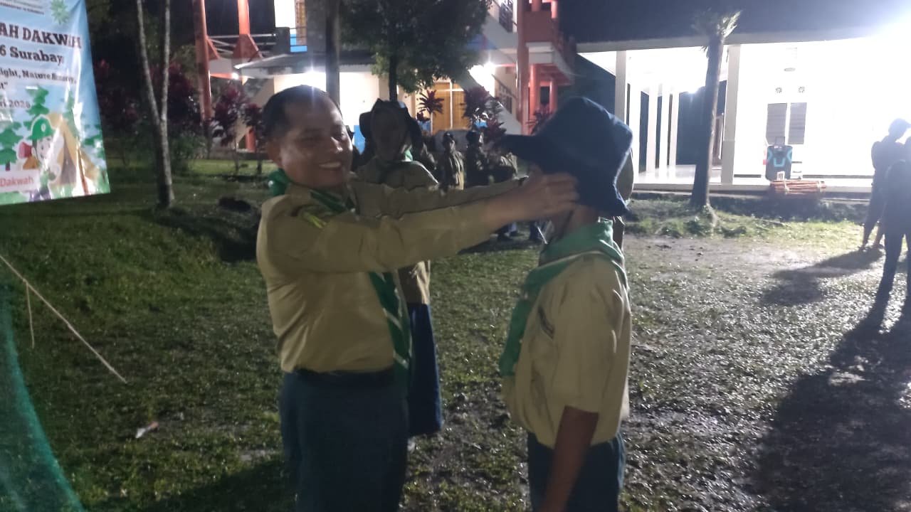 Kemah Dakwah Jadi Tonggak Kedisiplinan Siswa SMP Muhammadiyah 16 Surabaya