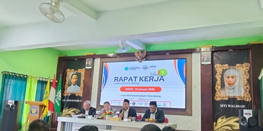 Lentera School PCM Lowokwaru Gelar Pra-Raker, Samakan Persepsi Seluruh AUM Pendidikan