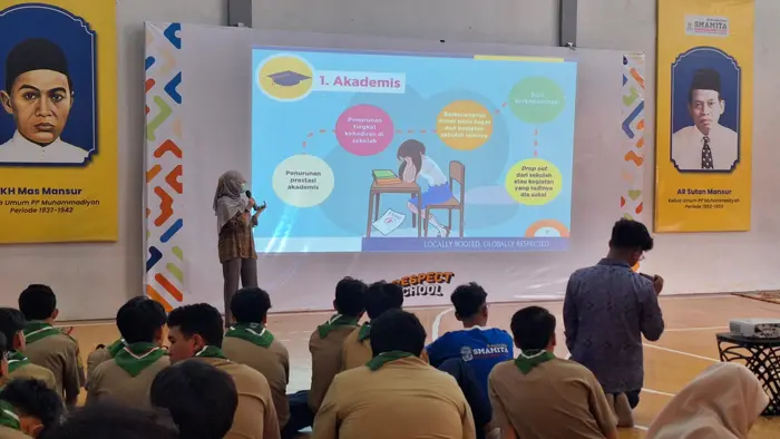 Peduli Kesehatan Mental, Puskesmas Taman Kampanyekan Stop Perundungan di Kalangan Pelajar