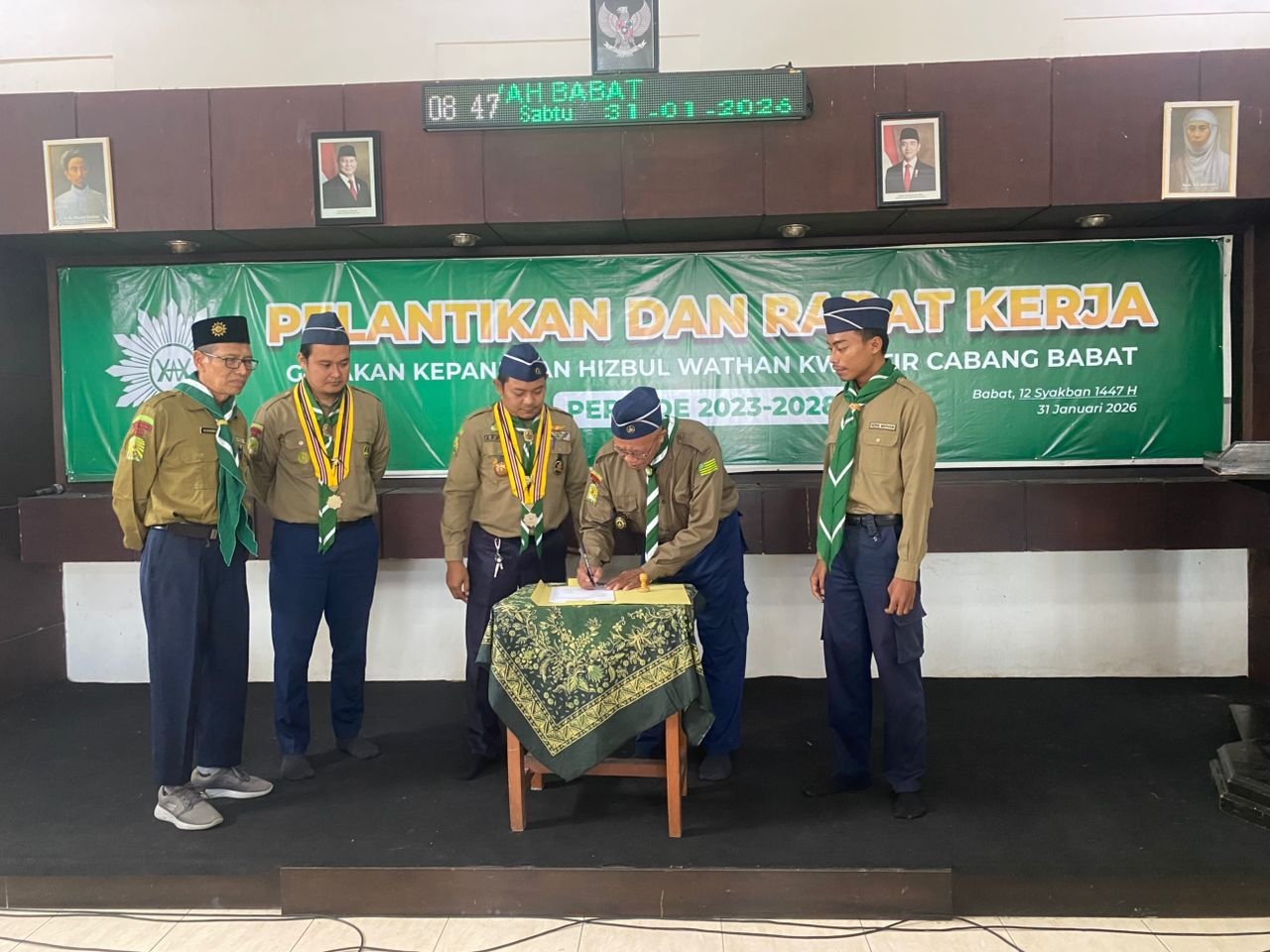 Pelantikan dan Raker HW Kwartir Cabang Babat Tegaskan Konsistensi Gerakan Kepanduan Muhammadiyah