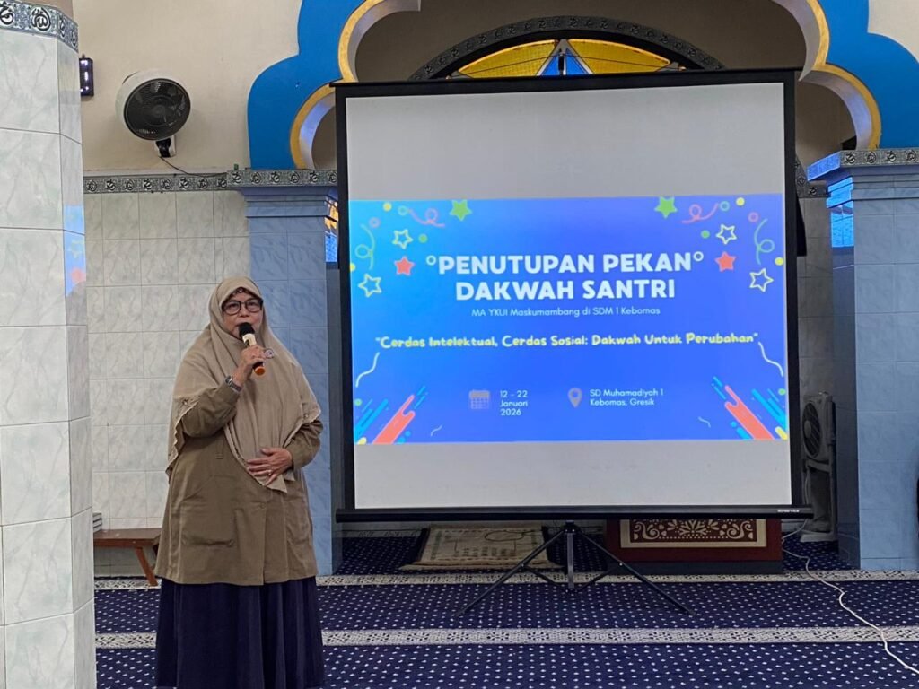 Cerdas Intelektual dan Sosial: Siswa SD Muri Lepas Santri Pekan Dakwah Maskumambang