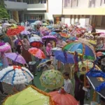 Lautan Payung Hias Kreatif Warnai Peringatan Isra Mikraj di SD Musix