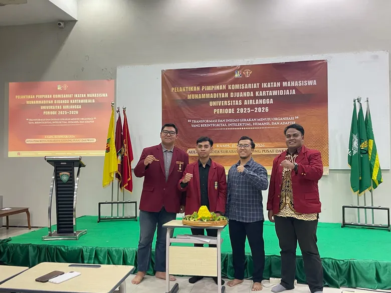 Resmi Dilantik, IMM Komisariat Djuanda Kartawidjaja Jadi Komisariat Kelima di Unair