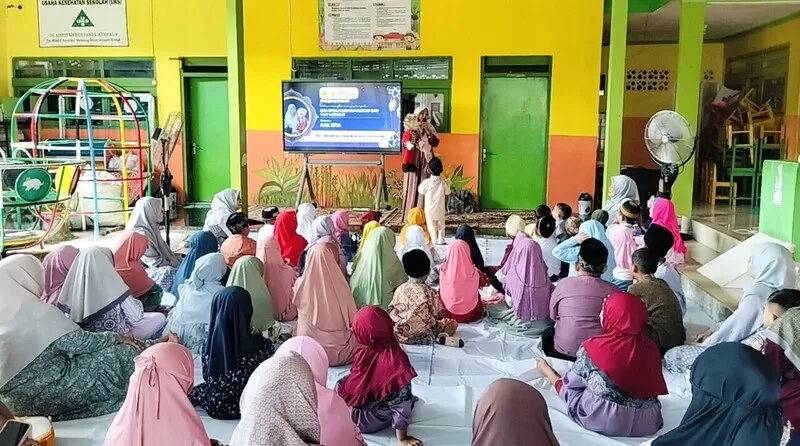 Dongeng Islami Hidupkan Peringatan Isra Mikraj di TK ABA 8 Melirang