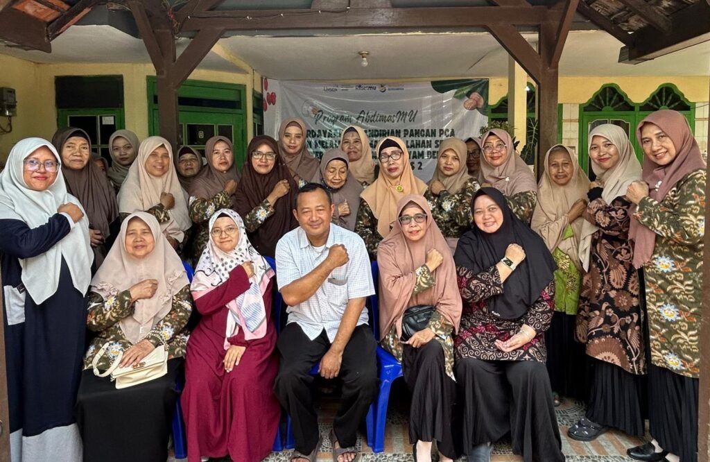 Dorong Kemandirian Pangan Keluarga, AbdimasMu Gandeng PCA Prambon