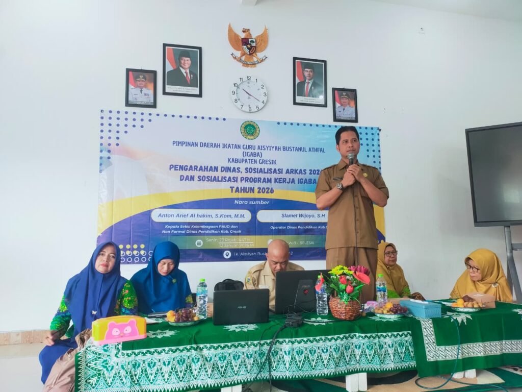 Pesan Kepala Seksi Kelembagaan PAUD dan Nonformal Dinas Pendidikan Kabupaten Gresik untuk IGABA: Mandiri, Kondusif, dan Sehat