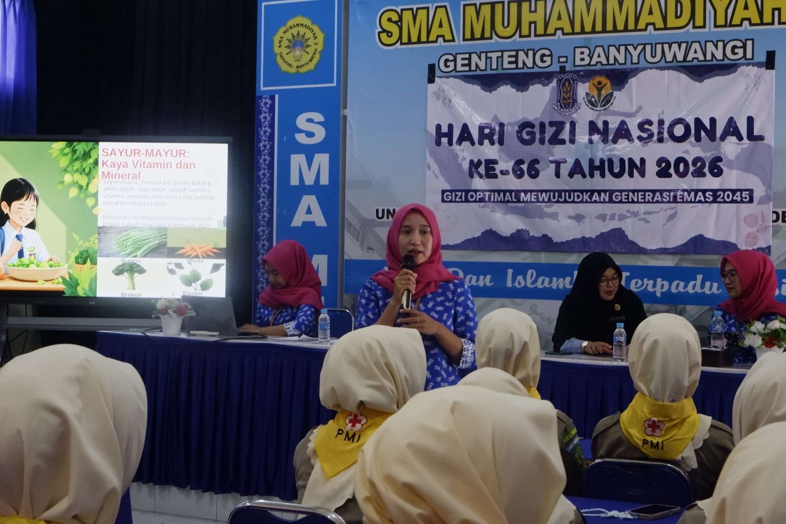 Peringati Hari Gizi Nasional PERSAGI Banyuwangi Adakan Penyuluhan di SMA Muha Genteng