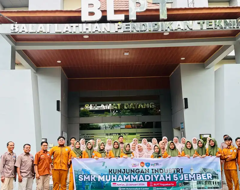 Sinergi Pendidikan dan Industri: 145 Siswa SMK Mulia Jember Gali Ilmu ke BLPT Yogyakarta