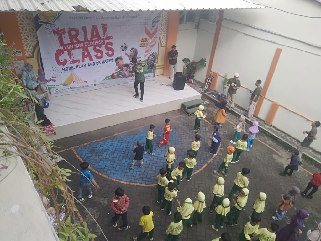 Trial Class: Mini Olympic Competition Meriahkan Sekolah Kreatif SD Muhammadiyah 20 Surabaya