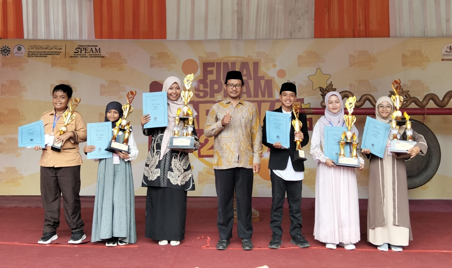Siswa Spemutu Gresik Sabet Podium Juara di Ajang Dai Muda SPEAM Carnival 2026
