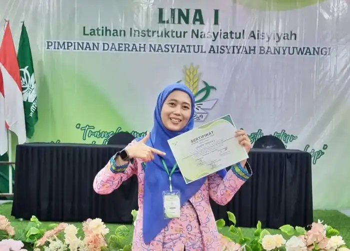 Ketua PCNA Siliragung Raih Peserta Terbaik I LINA I Kabupaten Banyuwangi