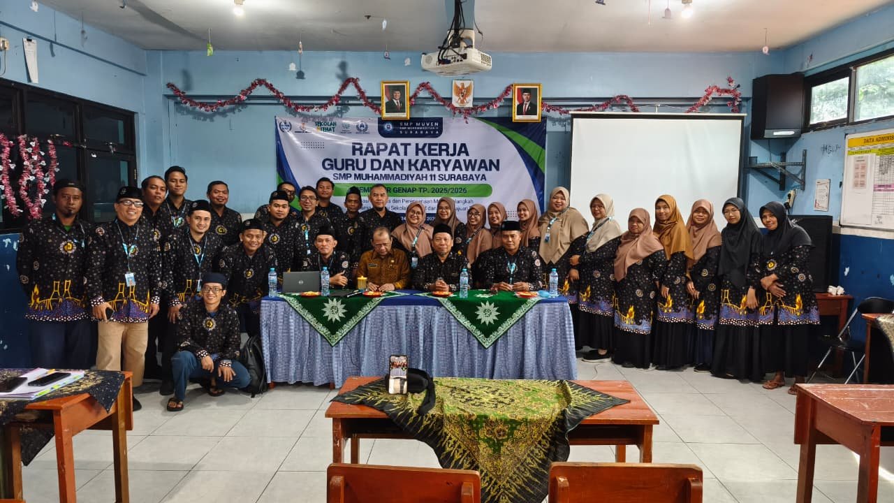 Gelar Raker Semester Genap, SMP Muven Perkuat Strategi Menuju Sekolah Berkemajuan