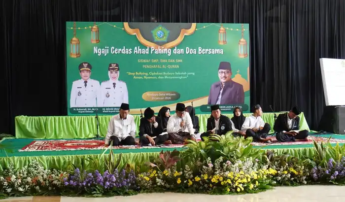 Siswa Tahfidz Smamita Ikuti Peringatan Isra Mikraj dan Khatmil Qur’an di Pendopo Delta Wibawa Sidoarjo