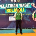Siswa Smamuga Brian Syahru R, Resmi Menjadi Wasit Voli Jatim