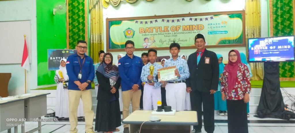 SMP Muhammadiyah 9 Bojonegoro Catatkan Prestasi pada Ajang Battle of Mind 2026