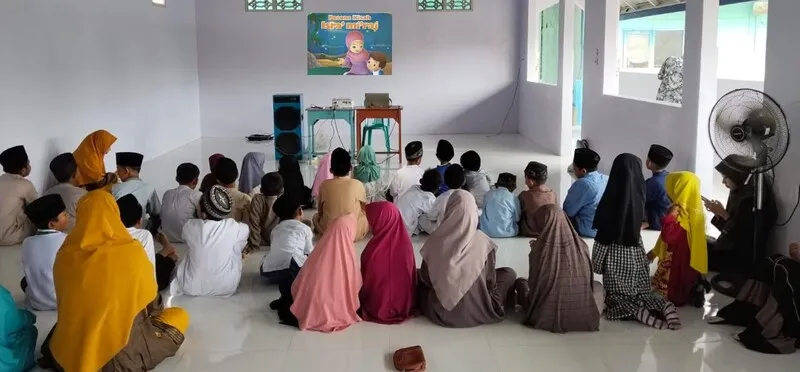 Khidmat dan Penuh Makna, PAUD Aisyiyah dan MIM 12 Centini Peringati Isra Mikraj di Aula Baru