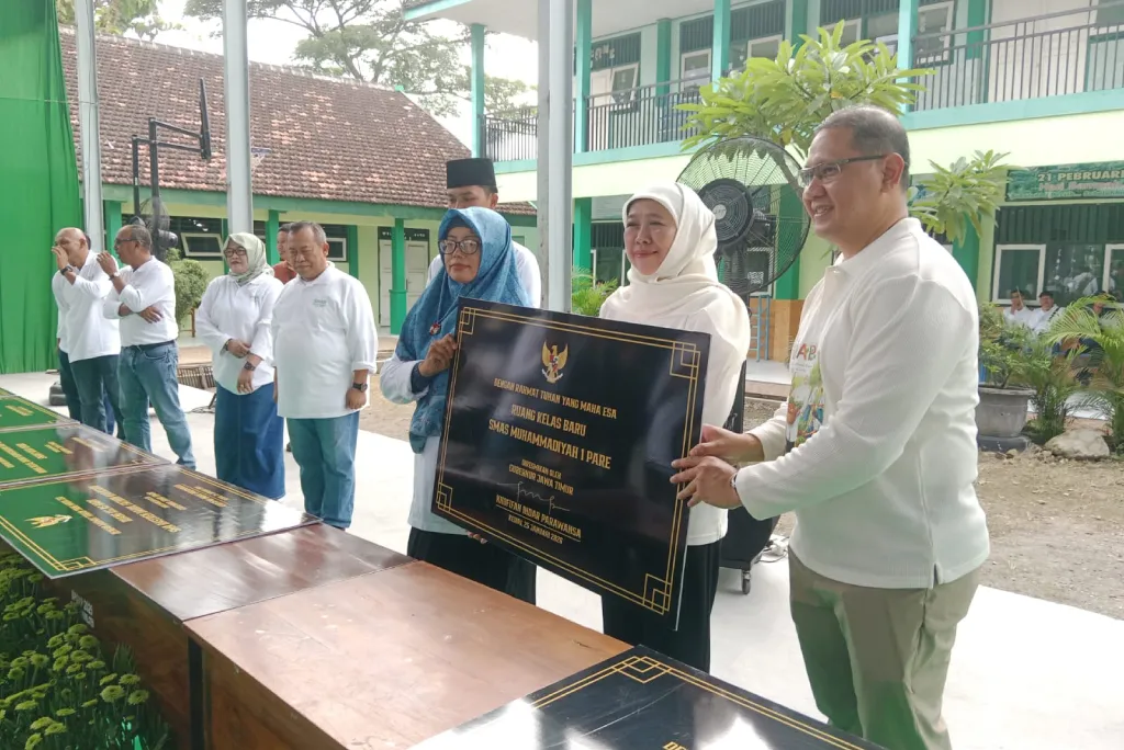 Dua Sekolah Muhammadiyah Masuk Daftar 26 Sekolah yang Diresmikan Khofifah di Kediri