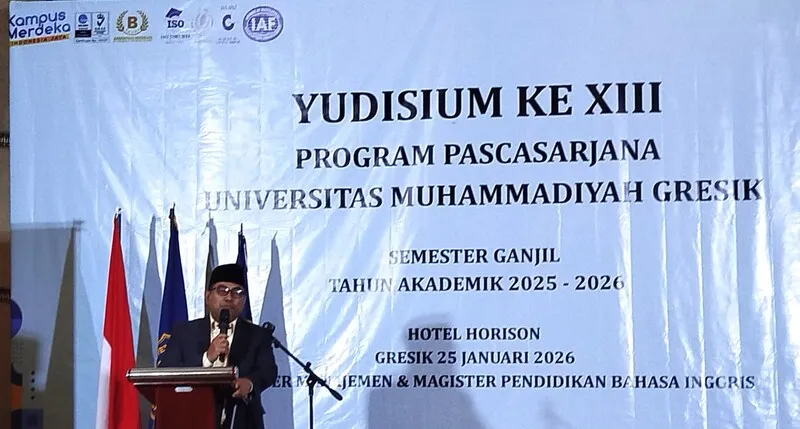 UMG Kukuhkan 33 Lulusan di Yudisium ke-XIII Program Pascasarjana, Rektor Tekankan Misi Sosial dan Nilai Ketauhidan