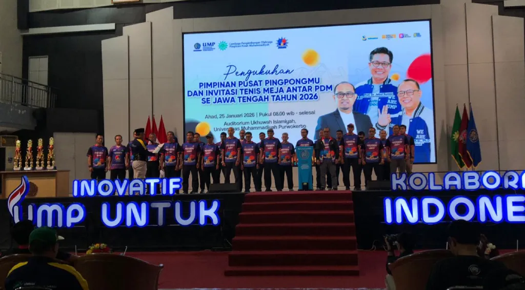 Resmi Dikukuhkan LPO PP Muhammadiyah, PingpongMu Tancap Gas Gelar Turnamen Antar PDM