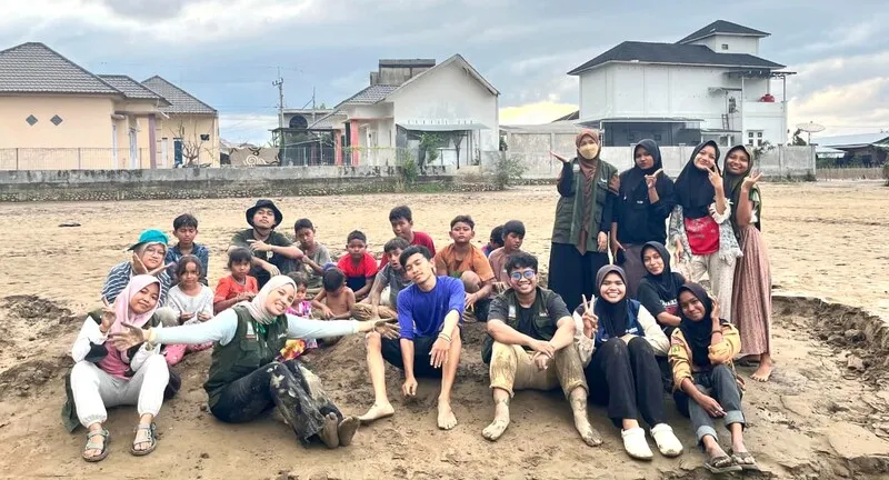 Pulihkan Semangat Anak Pascabanjir, KawanMU Gelar Layanan Psikososial di Pidie Jaya