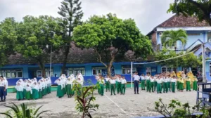 Perguruan Muhammadiyah Menongo Gelar Upacara Sambut Semester Genap
