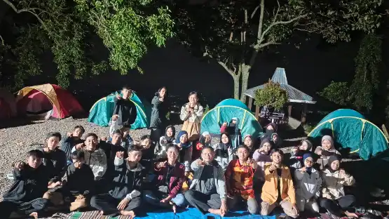 PD IPM dan PC IMM Ngawi Gelar Kemah Kader di Kebun Teh Jamus