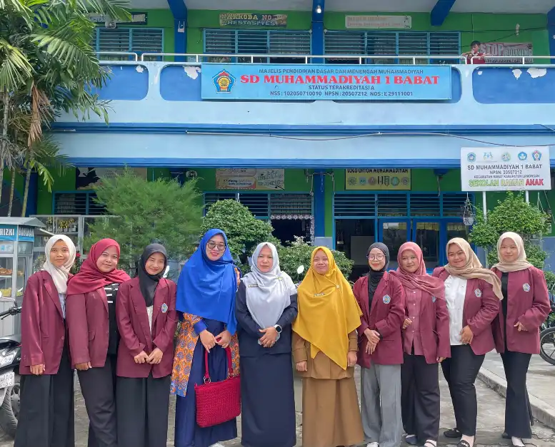 SD Muhammadiyah 1 Babat Sambut Mahasiswa PGSD Umla dalam Program PLP