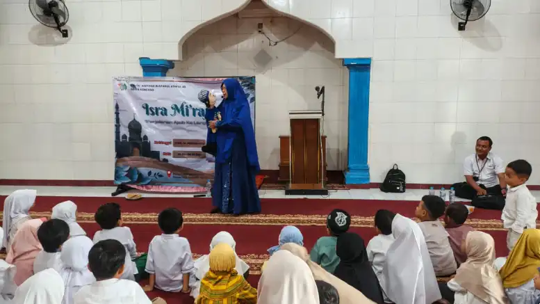 Kisah Perjalanan Ajaib ke Langit Warnai Peringatan Isra’ Mi’raj KB-TK ABA 49 Griya Kencana