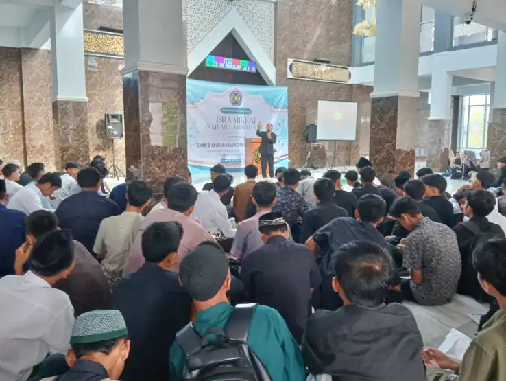 SMK Muda Genteng Peringati Isra’ Mi’raj, Ajak Perbanyak Istighfar