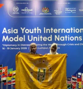 Dua Kader IPM SMAMDA Ikuti AYIMUN ke-20 di Malaysia