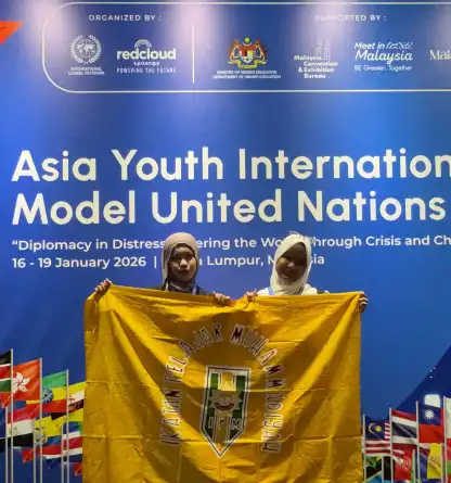 Dua Kader IPM SMAMDA Ikuti AYIMUN ke-20 di Malaysia