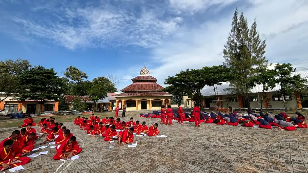 Ujian Kenaikan Tingkat Tapak Suci At-Tajdid Tempa Fisik dan Karakter Santri
