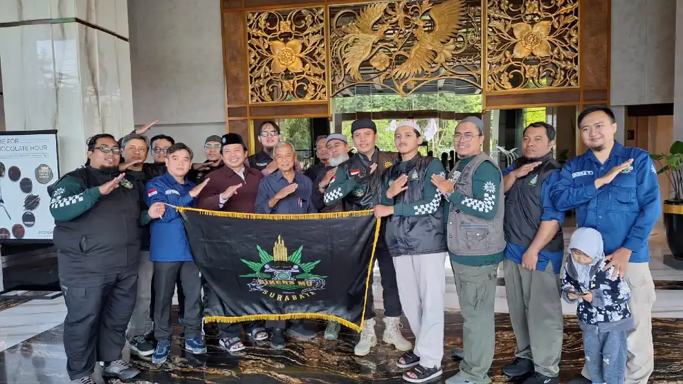 Menggaspol Dakwah: BikersMu Surabaya Kawal Ketat Busyro Muqoddas