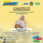 Setahun Kepergian Bu Ernawati, Senyum Pagi Dirindukan