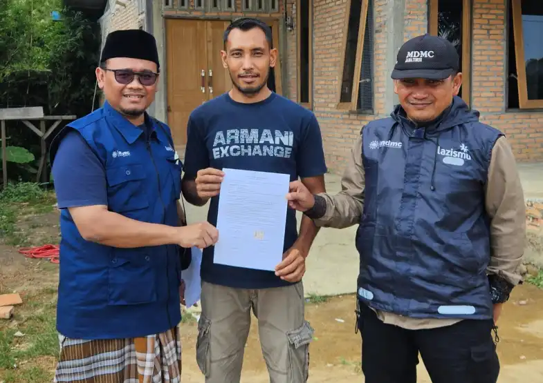 Muhammadiyah Jawa Timur Resmi Beli Lahan untuk Pembangunan Sumur Bor di Aceh Tamiang