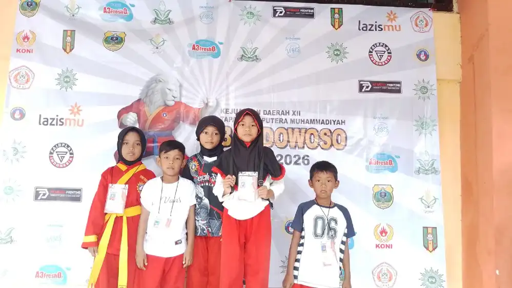 Membanggakan! SD Aisyiyah Cindogo Torehkan Prestasi di Kejurda XII Tapak Suci Bondowoso